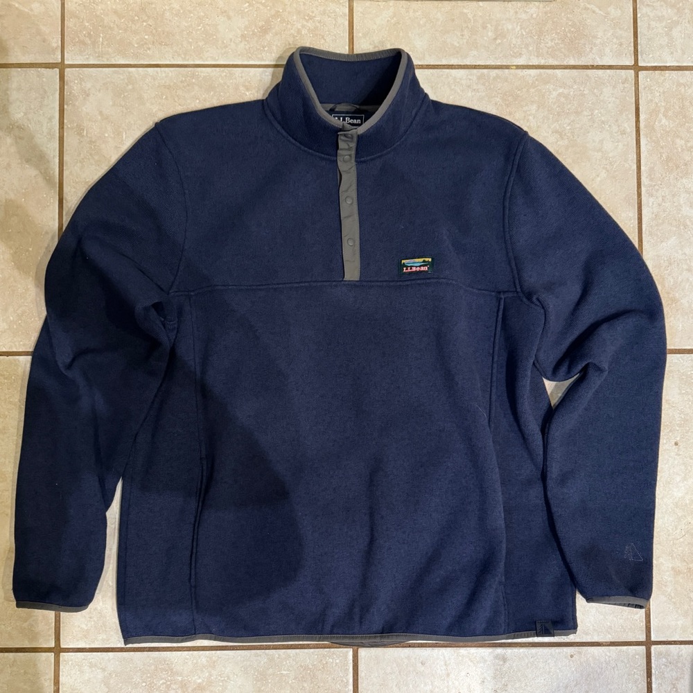 Men’s L.L.Bean Sweater Fleece Pullover